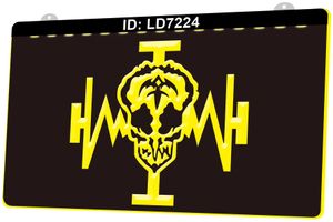 LD7224 Queensryche Operation Mindcrime Music Light Sign 3D Engraving LED Wholesale Retail
