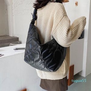 Totes Crossbody Pu Couro Saco Macio Para Mulheres Quente Inverno Lady Designer Bolsa Sólida Cor Do Ombro Cross Body Bags