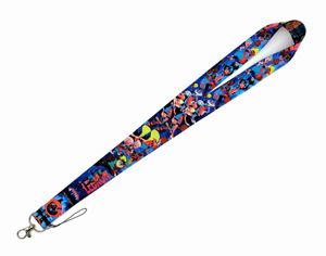 Ciondoli per cellulare Charms 100pcs Cartoon Japan Anime Space Jam Neck Lanyard Mobile Portachiavi ID Titolari Badge Catene Accessori per gioielli all'ingrosso Nuovo # 16