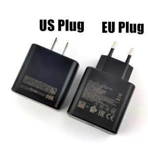 Type-C Super szybka ładowarka 45W EU Szybkie ładowanie Kabacytoriory Adapter do Galaxy S20 S10 S10E A51 A50 Uwaga 8 9 10 do C Cable