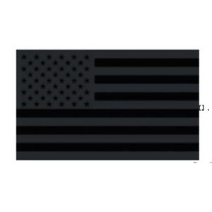 NEW3x5Ft Black American flag 90x150cm Thin Blue Line Flags United States Stars Stripes EWE7449