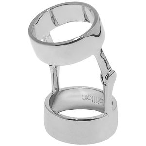 2022 New Finger Joint Bracket Ring Retrable Retractive Bending Bending Hip Hop Trend Moda Abbigliamento gioielli All-match