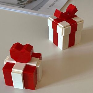 Wrap regalo Red San Valentino Proposta di appuntamenti di appuntamenti Gioielli Packaging squisito Building Building Building Open Open Calco