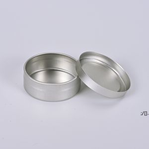 20g jarras de creme de alumínio vazio, jarro de caso cosmético, latas de alumínio de 20ml, bálsamo de metal conterrreRe12529