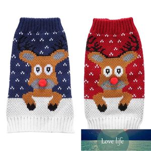 Pet Cães Cães Cães Quente Camisola Casacos Para Pet Filhote De Cachorro Natal Vestir-se Cerco De Ruidação De Tricô Roupas Chihuahua Teddy Roupas Preço de Fábrica Especialista Qualidade Mais Recente