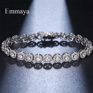 EMMAYA Gioielli arrivo stagione Tre colori Scelta Bracciale squisito con zirconi cubici a forma rotonda per donna nel partito 211124