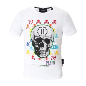 Plein Bear T Shirt Mens Designer Tshirts Rhinestone Skull Men T-shirty Klasyczne wysokiej jakości streetwear Hip Hop Tshirt Casual Top Tees PB 16555
