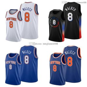 Kemba Walker Jersey 2021-22 New Yorkcity Jerseys Mężczyźni Młodzież S-XXL w magazynie