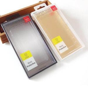 2022 Ny universell plast tomt PVC Retail Package Box för telefonfall iPhone x 8 7 6 6s plus Samsung Galaxy S6 S7 Edge S8