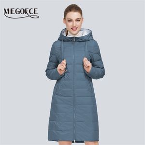 MIEGOFCE Design Spring Jacket Women's Coat Windproof Warm Female Parka European and American Model 210908