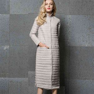 Mulheres para baixo jaqueta casaco de inverno feminino manga comprida algodão magro casual plus size outerwear casaco parka 210923
