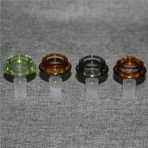 Colored Hookah Glass Smoking Bowl 14mm Male with Handle Beautiful Slide for Glass Bubbler Ash Catcher Bong Bowls water pipe dab rig hand pipes