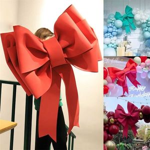 Grandi accessori fatti a mano fai-da-te con fiocco Bowknot Crea fiori in schiuma per feste, matrimoni, arco, decorazioni per la casa, sfondo, decorazioni per appendere a parete 211109