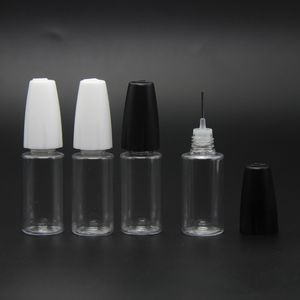 10ML15ML PET Clear Needle Bottle with Long Thin Tip Dropper For oil Accessories E Liquid DH8370