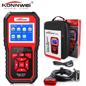 OBD2 ODB2 Scanner Scanner Auto Diagnostica Scanner Konnwei KW850 Funzione full Diagnosi auto Diagnosi auto Scanner Universale OBD Code Motore Lettore Nuovo arrivo auto