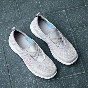 Lässige Mode-Laufschuhe für Damen, Turnschuhe, Blau, Schwarz, Grau, einfache tägliche Mesh-Turnschuhe für Damen, Outdoor-Jogging, Gehen, Größe 36–40