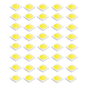 Contas claras 50pcs smd 3030 chip LED 1w 110-120lm Branco/lâmpada branca quente Diodo emissor para decoração de piso da tocha elétrica