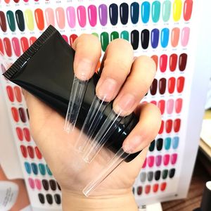 Falsos unhas 600 pcs ponta xxl c curva caixão dicas longas manicure metade tampa 10 tamanho sistema de extensão acrílico pressione na unha diy