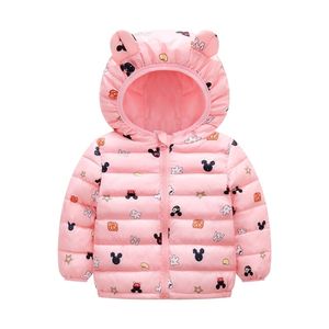 born Winter Autumn Baby Girls Hooded Jacket Coat Rabbit ears Warm Toddler Coats Children Outerwear Boys Kids Jackets 211204