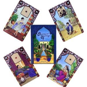 Rana George Lenormand Oracles Kartları Eğlence Parti Masası oyunu Yüksek Kaliteli Fortune-Anlating Kehanet Tartot Güverte Kılavuz Kitap