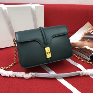 2022 autumn and winter new fashion luxury satin women's shoulder bag Designer Bags cowhide chain ladies handbag handbags model 1913 Size: 23*13*6cm