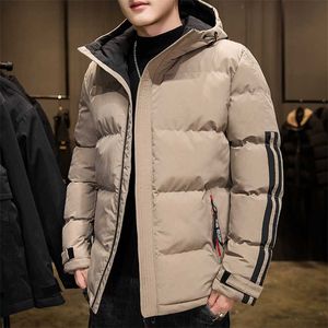 Winter Herren Parka Dicke Kapuze Mantel Top Marke Männlich Warme Dicke Jacke Winddicht Männlich Casual Mantel Plus Größe 4XL 5XL 211206