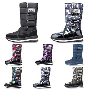 Discount Classics Schneestiefel für Damen und Herren, modisch, hoher Mini-Knöchel, kurzer Winterstiefel, Damen, Mädchen, Herren, Damen, Booties, warmes Baumwollfell, rutschfest, für den Außenbereich, Größe 36–47