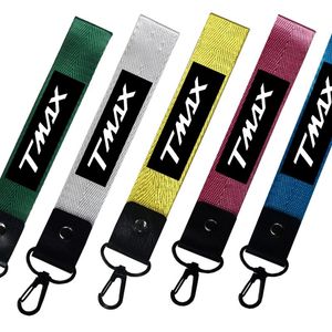 Keychains Motorcycler Keychain Car Keyring Key Strap Phone Lanyards For Yamaha Tmax Tech Max Dx Accessories