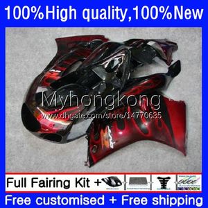 Fairings Red flames Kit For SUZUKI 250CC RGV250 SAPC VJ21 RGVT250 Body 31No.17 RGVT-250 RGV-250 VJ22 88 89 90 91 92 93 RGVT RGV 250 1988 1989 1990 1991 1992 1993 Bodywork