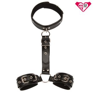 Wholesale fun toys for women resale online - Sm Fun Binding Shackle Collar Handcuffs Female Slaves Teach Men Women to Share Decompression Products Husb Wife Toys Bdsm X