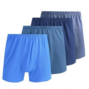 Unterhosen 4 teile/los männer Boxer Shorts Lose Mann Unterwäsche Hohe Qualität Weiche Bequeme Familie Höschen Baumwolle Hombres Boxer