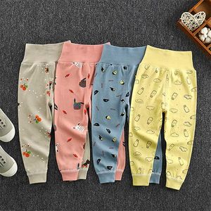 Autunno Primavera Pantaloni per bambini Pantaloni lunghi Neonate Ragazzi Leggings nati Vestiti di cotone Abbigliamento per neonati Pantaloni per bambini in PP 211028