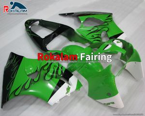 Coberturas de cobertura de carroçaria para Kawasaki Ninja ZX6R ZX 6R 2001 2001 Aftermarket Feeding Fairings de motocicleta (moldagem por injeção)