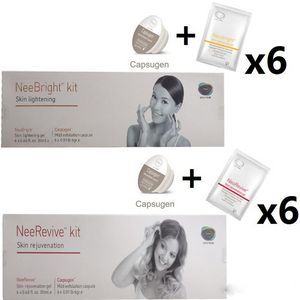 Slantmaskin Ansiktsmaskin Exfoliering Förbrukningsbara produkter Neebright Neerevive Capsugen Whitening och Anti-Aging Kit nee Revive till salu