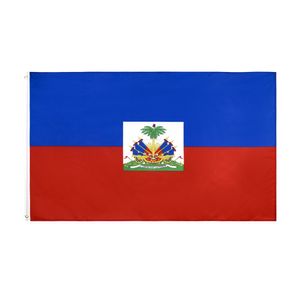 Продажи Флагов оптовых-Гаитянский флаг x90cm хорошее качество оптом летающие висит полиэфирные печать x5ft страна национальные флаги баннер Гаити на продажу