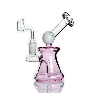 Beaker Bong Waterpipes Hookahs Recycler Oil Rigs Bubbler Glasses Water Bongs Heady Glass Dabber Shisha With 14mm Banger