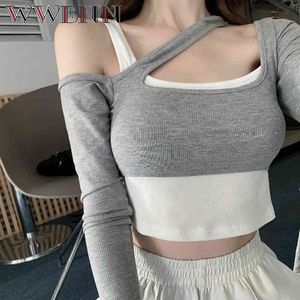 Casual Ribbed Solid Bodycon Tank Top Kvinnor Drawstring Ruched Summer Crop Basic Cupped Vest s Kläder 210512