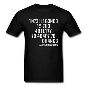 Physics Coder T Shirt IT Computer Program Hacker CPU Men Tshirts 100% Cotton Adapt or Die Letter Tops & Tees Custom Gift T Shirt 220224