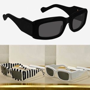 Óculos de sol 0071ss Mulheres Mens Moda Tendência de Carta Padrão Design All-Match Preto e Branco Zebra Listras Quadrado Roxo Quadro Grosso Quadro de Alta Versão Vidros com Caixa