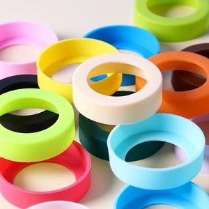 Drinkware Handle 65mm 70mm 75mm Bottle Bumpers Silicone Coasters for 30oz 20oz Tumbler Travel Mug Cups Water Bottler Bottom Non-Slip Cover RH05148