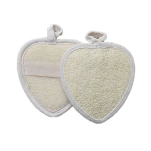 Natural Loofah Mat Bath Brush Espaço Esponja Corpo Exfoliating Back Massagem Toalha Pendurado Limpeza Escovas