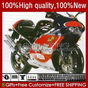 Fairings Kit For Aprilia RSV250RR RS-250 RSV250 RS RSV 250 RSV-250 95-97 24No.25 RS250RR RS250 RR 1995 1996 1997 RSV250R RS250R 95 96 97 Motorcycle Bodys Factory Red