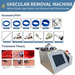 レーザーマシン5 in 1 980nm血管脊椎静脈除去システム血管除去治療322