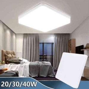 Led Ceiling Lamps 20W 30W 40W 50W Ceiling Panel Lights 220V Led Ceiling Lamp Kitchen Lighting Fixture For Bedroom Living Room W220307