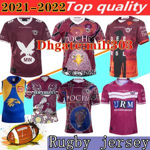 2021 2022 MANLY WARRINGAH SEA EAGLES Rugby jerseys 20 21 22 Australia nrl League Retro Top Quality Rugby shirt Vest shorts S-3XL