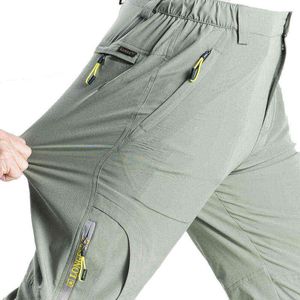 Летние брюки для летних брюк растягивания быстро сухой эластичная дышащая на открытом воздухе брюки для спортивных брюк для мужчин H1223
