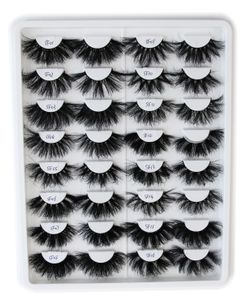 3D 25mm Eyelashes In Bulk Dramatic False Eyelash Fluffy Messy Lashes Super Long Lash For Makeup