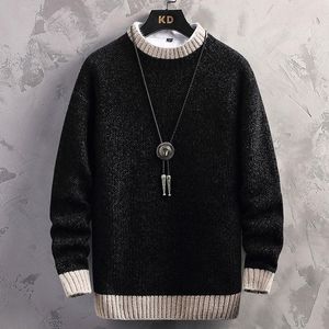 Suéter dos homens 2021 inverno mens jumper christmas harajuku gola turtleneck homens camisola de qualidade superior masculino pulôver grosso quente puxar quente homme