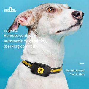 Pet Dog Training Collar m Electric Remote Anti Barking Automatisk Bark Stopp Collar Vattentät USB Uppladdningsbar kontroll X0703