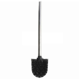 Toilet Brushes & Holders Replacement Stainless Steel WC Bathroom Cleaning Brush Black Head